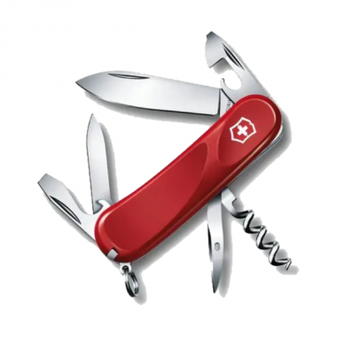 Перочинный нож Victorinox Evolution 10 (2.3803.E) 85 мм, 14 функций, красный (карт.кор.)
